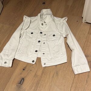 GAP Kids white denim Jacket